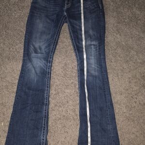 Miss Me Dark Blue Flare Jeans